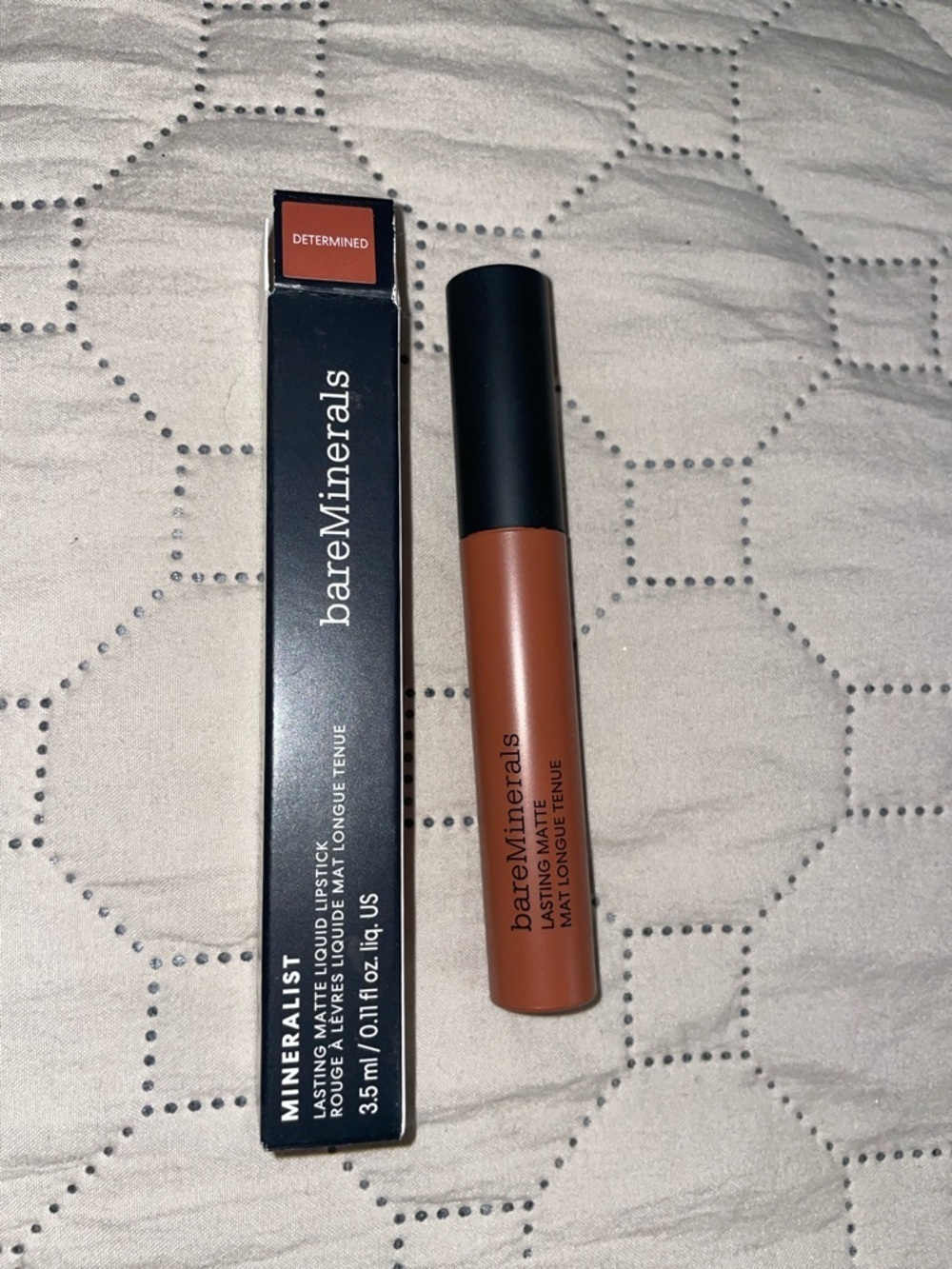 bareMinerals Mineralist Satin Matte Liquid Lipstick - Determined (Warm Brown)